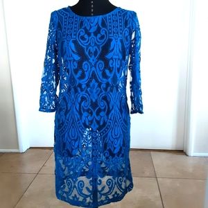 Blue Lacy Dress